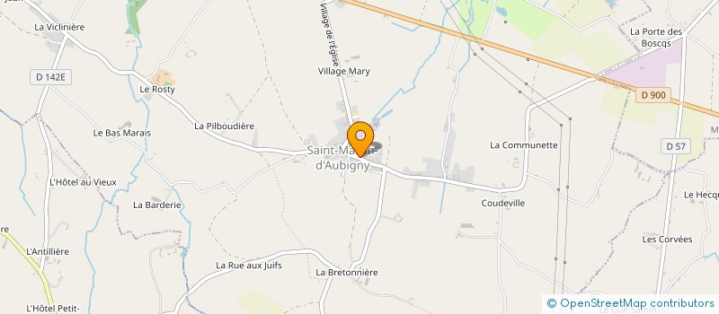 localisation de l'entreprise MONSIEUR REGIS PAINGT  SAINT-MARTIN-D'AUBIGNY