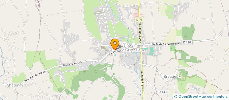 localisation de l'entreprise MONSIEUR REGIS PAMART  SAINT-SIMEON-DE-BRESSIEUX