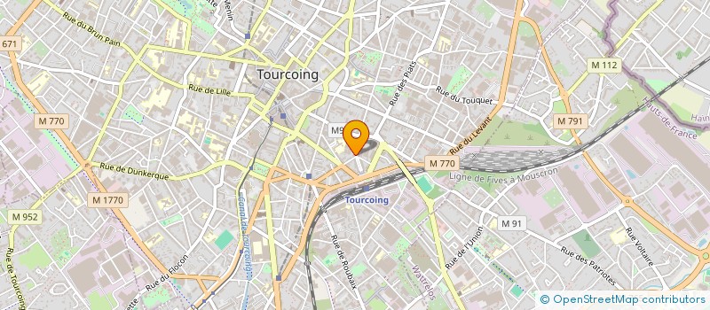 localisation de l'entreprise MONSIEUR REGIS PANKIEWICZ  TOURCOING