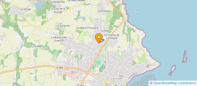 localisation de l'entreprise MONSIEUR REGIS PANNIER à CANCALE
