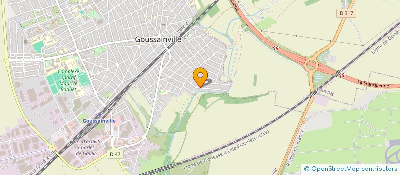 localisation de l'entreprise MONSIEUR REGIS PASCOLO  GOUSSAINVILLE