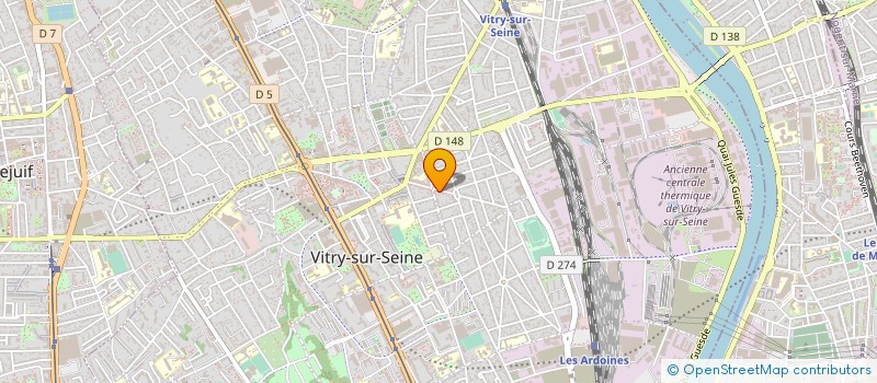 localisation de l'entreprise MONSIEUR REGIS PASSERON  VITRY-SUR-SEINE