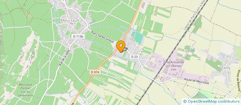 localisation de l'entreprise MONSIEUR REGIS PATRIARCHE  MEURSAULT