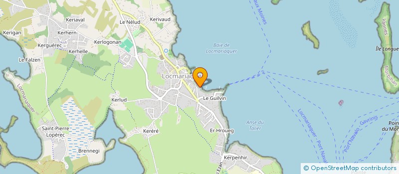 localisation de l'entreprise MONSIEUR REGIS PAULIC  LOCMARIAQUER