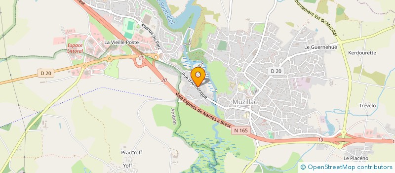 localisation de l'entreprise MONSIEUR REGIS PAULIC  MUZILLAC