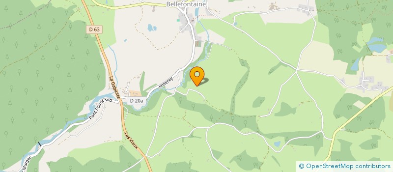 localisation de l'entreprise MONSIEUR REGIS PECHE  BELLEFONTAINE