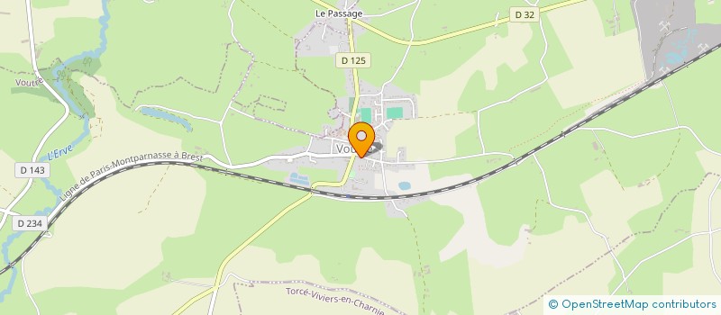 localisation de l'entreprise MONSIEUR REGIS PEINTRE  VOUTRE