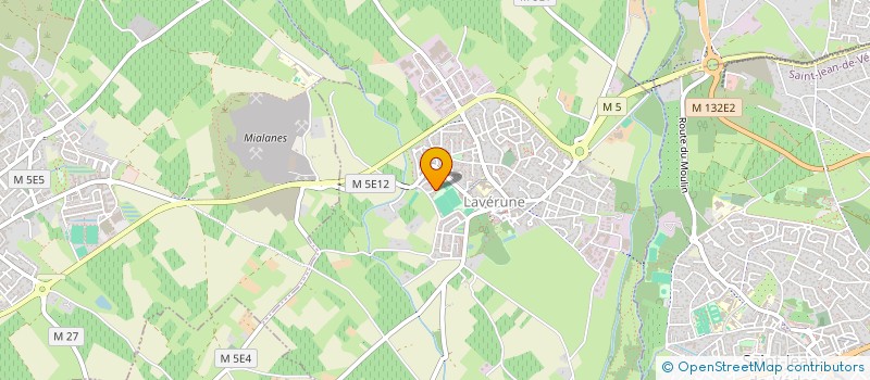 localisation de l'entreprise MONSIEUR REGIS PEREZ à LAVERUNE