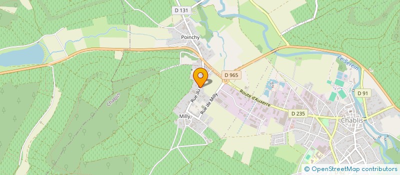 localisation de l'entreprise MONSIEUR REGIS PERROT à CHABLIS