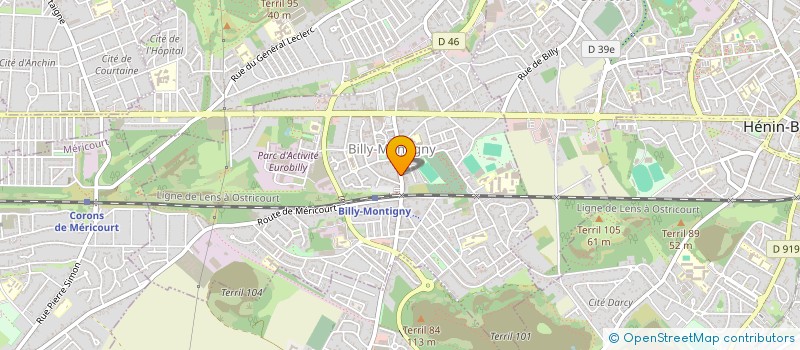 localisation de l'entreprise MONSIEUR REGIS PERROT à BILLY-MONTIGNY