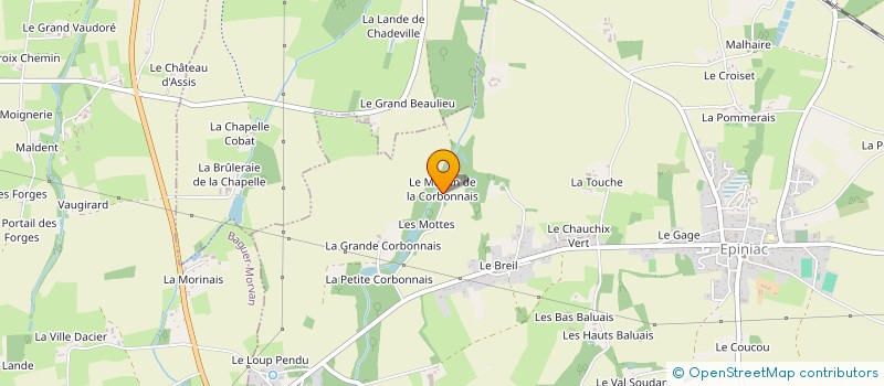 localisation de l'entreprise MONSIEUR REGIS PETITPAS à EPINIAC