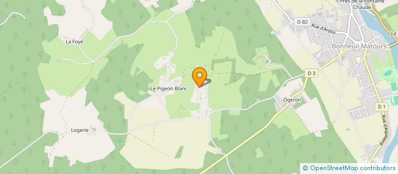 localisation de l'entreprise MONSIEUR REGIS PICHON  BONNEUIL-MATOURS