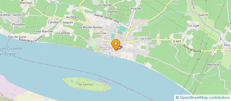 localisation de l'entreprise MONSIEUR REGIS PINAULT à BOURG