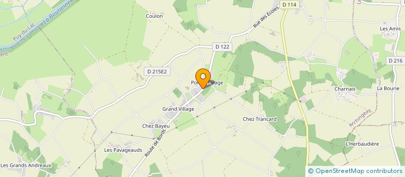 localisation de l'entreprise MONSIEUR REGIS PIOCHAUD  ARCHINGEAY