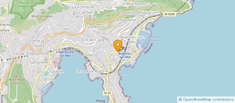 localisation de l'entreprise MONSIEUR REGIS PIROMALLI  BEAULIEU-SUR-MER