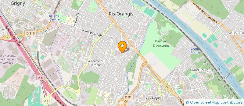 localisation de l'entreprise MONSIEUR REGIS PITEUX à RIS-ORANGIS