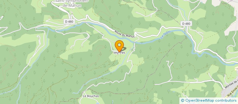 localisation de l'entreprise MONSIEUR REGIS PLAGNAL  SAINT-SYMPHORIEN-DE-MAHUN