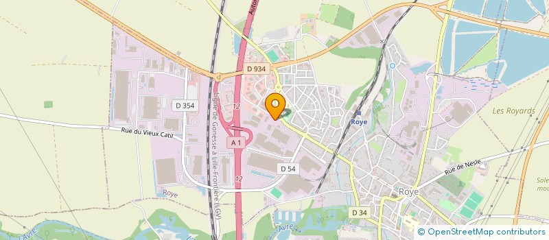 localisation de l'entreprise MONSIEUR REGIS PLET  ROYE