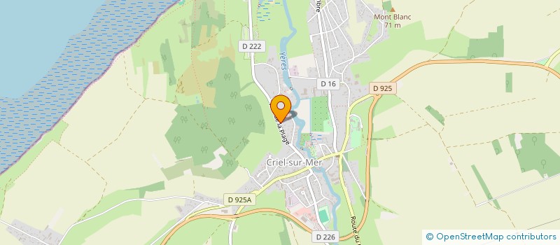 localisation de l'entreprise MONSIEUR REGIS POMMIER  CRIEL-SUR-MER