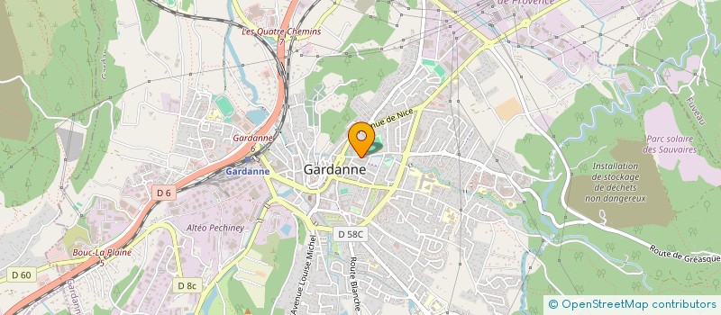 localisation de l'entreprise MONSIEUR REGIS PORTENEUVE à GARDANNE