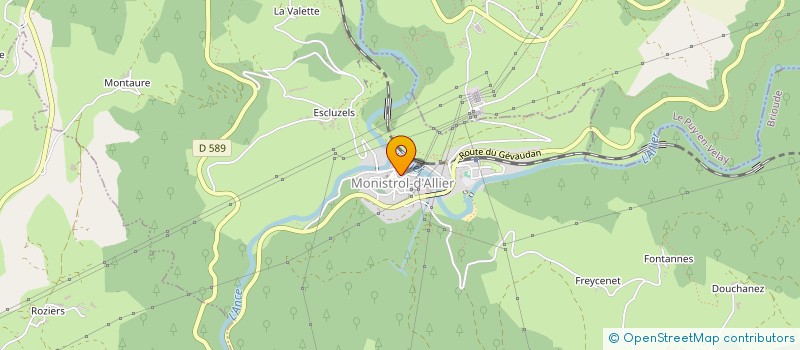 localisation de l'entreprise MONSIEUR REGIS PRADIER  ALLEYRAS