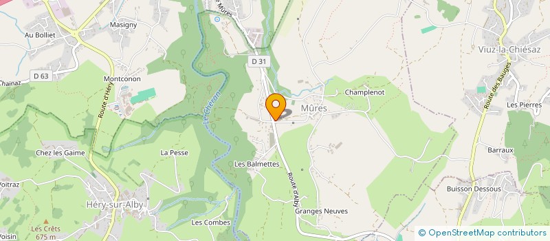 localisation de l'entreprise MONSIEUR REGIS PROUILLET à MURES
