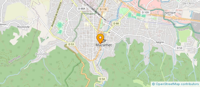 localisation de l'entreprise MONSIEUR REGIS PUECH à MAZAMET