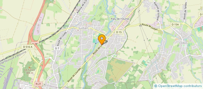 localisation de l'entreprise MONSIEUR REGIS PUYO-SENESCAU  JUILLAN