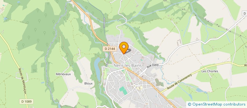 localisation de l'entreprise MONSIEUR REGIS QUINAULT à NERIS-LES-BAINS