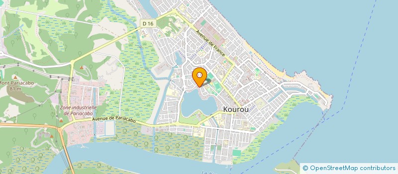 localisation de l'entreprise MONSIEUR REGIS RAGOT  KOUROU
