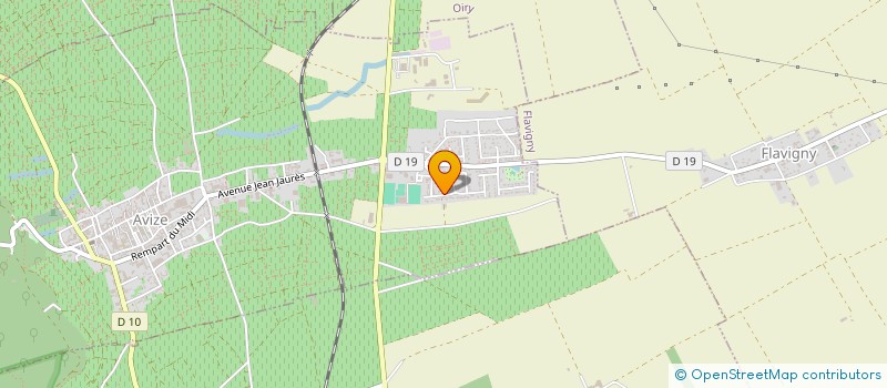 localisation de l'entreprise MONSIEUR REGIS RAIMOND  AVIZE