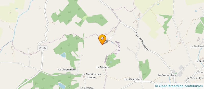 localisation de l'entreprise MONSIEUR REGIS RATEAU  MONTIGNE-LES-RAIRIES