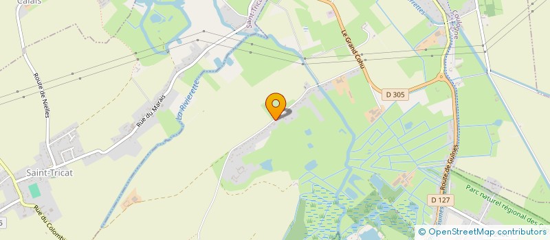 localisation de l'entreprise MONSIEUR REGIS RAULT  HAMES-BOUCRES