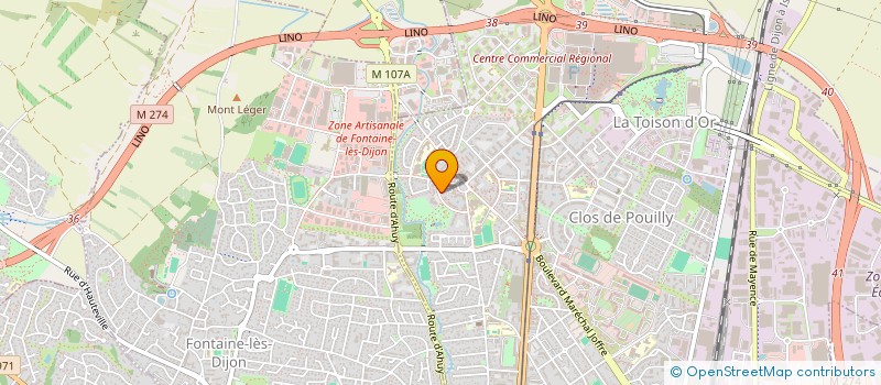 localisation de l'entreprise MONSIEUR REGIS RAZEL à DIJON