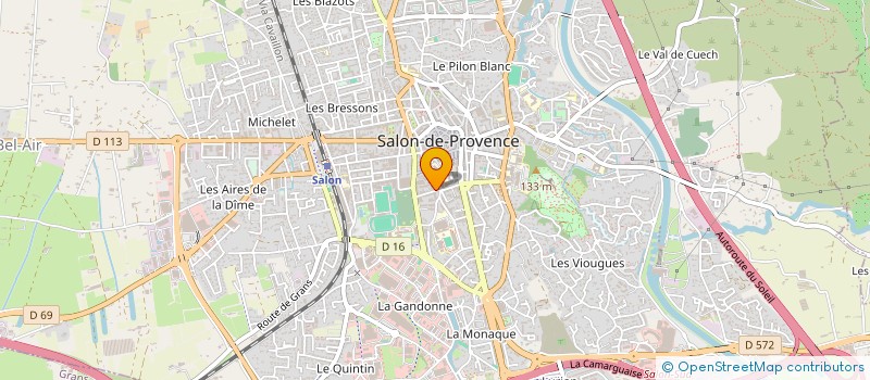 localisation de l'entreprise MONSIEUR REGIS RECOULES  SALON-DE-PROVENCE