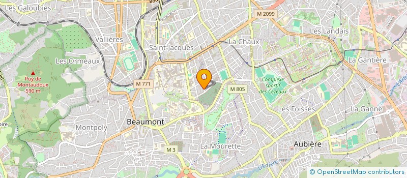 localisation de l'entreprise MONSIEUR REGIS RENON  CLERMONT-FERRAND