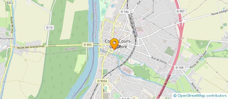 localisation de l'entreprise MONSIEUR REGIS RIBAUD à COSNE-COURS-SUR-LOIRE