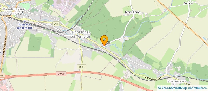 localisation de l'entreprise MONSIEUR REGIS RICART  ROELLECOURT