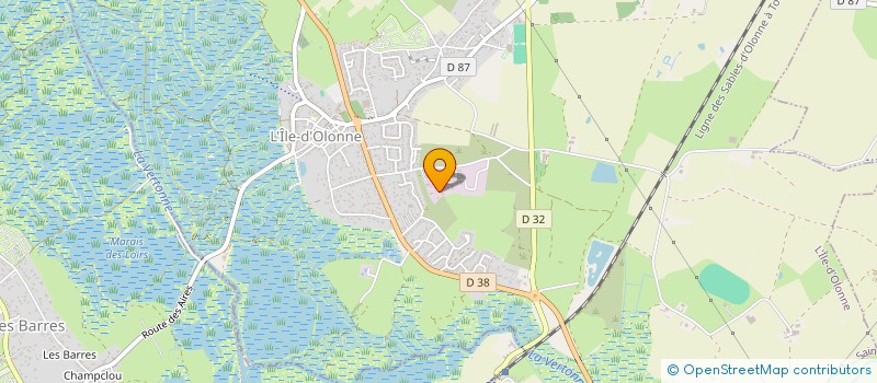 localisation de l'entreprise MONSIEUR REGIS RICHARD  L'ILE-D'OLONNE