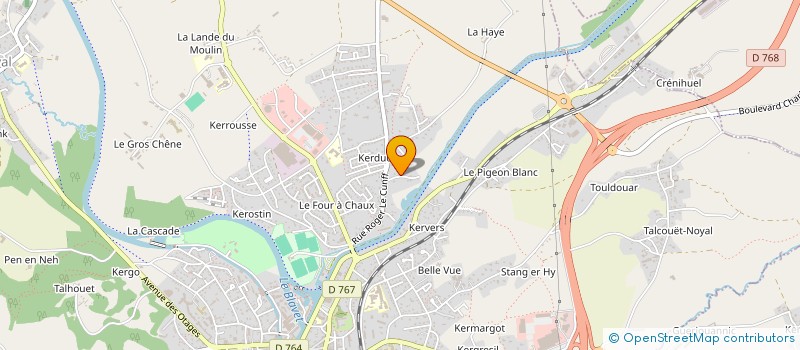 localisation de l'entreprise MONSIEUR REGIS RIGUIDEL à PONTIVY