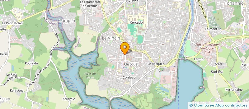localisation de l'entreprise MONSIEUR REGIS RIO à VANNES