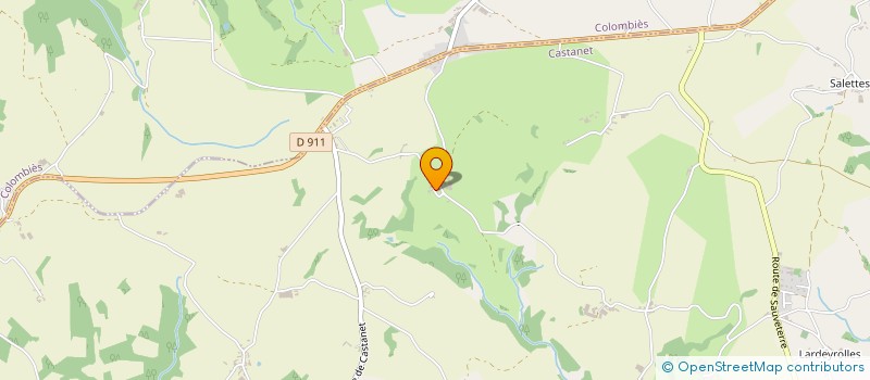 localisation de l'entreprise MONSIEUR REGIS RIVIERE  PRADINAS