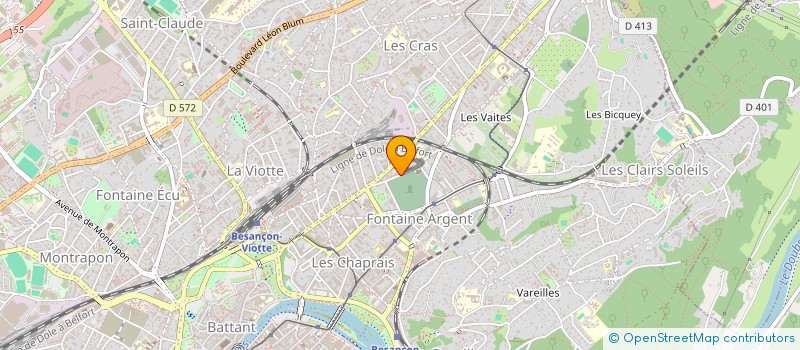 localisation de l'entreprise MONSIEUR REGIS ROBERT à BESANCON