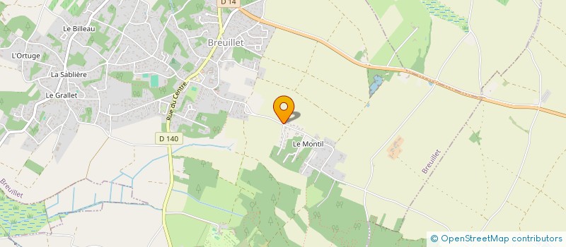 localisation de l'entreprise MONSIEUR REGIS ROBIN  BREUILLET