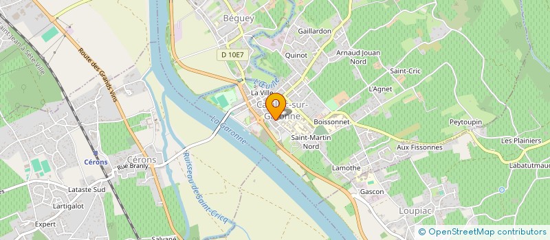 localisation de l'entreprise MONSIEUR REGIS ROMAIN  CADILLAC-SUR-GARONNE