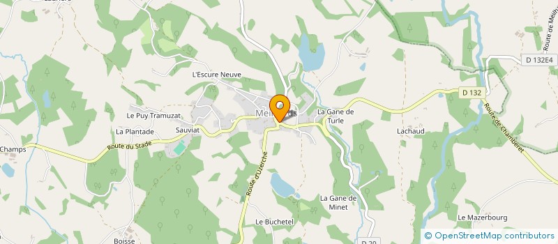 localisation de l'entreprise MONSIEUR REGIS ROSIER  MEILHARDS