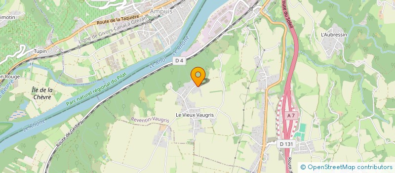 localisation de l'entreprise MONSIEUR REGIS ROUCHES  REVENTIN-VAUGRIS