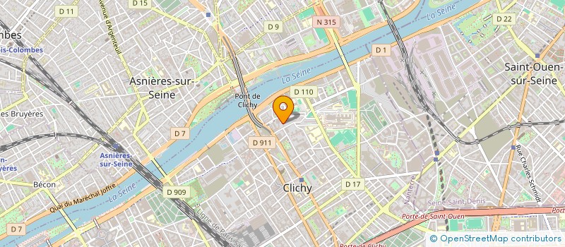 localisation de l'entreprise MONSIEUR REGIS ROUGIER à CLICHY