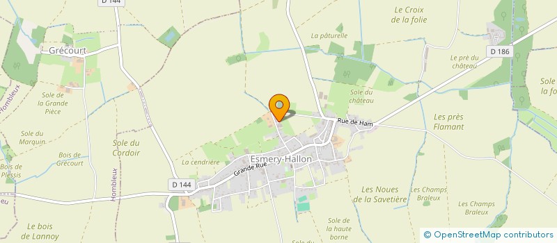 localisation de l'entreprise MONSIEUR REGIS ROUILLARD  ESMERY-HALLON