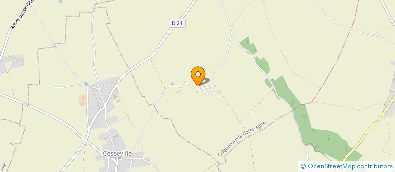 localisation de l'entreprise MONSIEUR REGIS ROUSSEL  CRIQUEBEUF-LA-CAMPAGNE